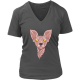 Hairless Cat Shirt, Twisty-cat T-shirt