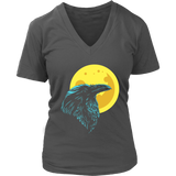 Crow Moon T-shirt, Crow Gift Shirt, Moon T-shirt, Moon and Crow Gift