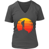 Hiker T-shirt, Gift for Hiker, Hiking Shirt, T-shirt for Hiker, Hiker at Sunset T-shirt