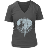 Om Elephant T-shirt, Elephant Mandala T-shirt, Yoga Gift, Meditation Shirt, Elephant T-shirt