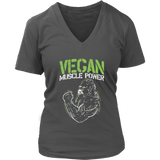 Gift for Vegan, Vegan T-shirt, Vegan Muscle Power Shirt, T-shirt for Vegan