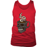 Skull Coffee Cup T-shirt, Gift for Coffee Lover, Coffee Shirt, Coffee Skull T-shirt