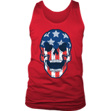 Skull Flag T-shirt, Skull Flag Gift, American Flag Skull, American Flag Gift, Skull T-shirt