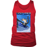 Skiing T-shirt, Funny Skiing T-shirt, Shirt for Skier, Lucky Lemur T-shirt, Gift for Skier