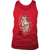 Geisha Girl Shirt, Geisha Skull T-shirt