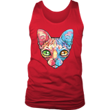 Rainbow Cat T-shirt, Egyptian Cat Shirt, Hairless Cat T-shirt, Gift for Cat Lover, Hairless Cat Owner Gift