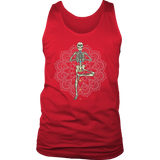 Yoga T-shirt, Chakras T-shirt, Meditation and Yoga Shirt, Yoga Pose Skeleton T-shirt