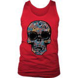 Paisley Skull T-shirt, Flowering Skull Shirt