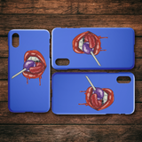 Lollipop Lips iPhone Case - Blue