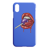 Lollipop Lips iPhone Case - Blue