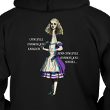 Alice in Wonderland Hoodie, Alice in Wonderland Gift, One Pill Makes you Larger Hoodie, Funny Alice Hoodie