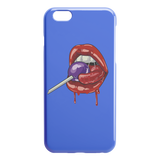 Lollipop Lips iPhone Case - Blue