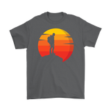 Hiker T-shirt, Gift for Hiker, Hiking Shirt, T-shirt for Hiker, Hiker at Sunset T-shirt