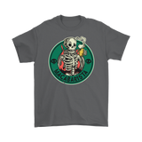 Barista T-shirt, Gift for Barista, Funny Skeleton Barista Shirt, Skeleton Barista T-shirt