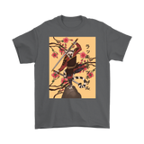 Samurai T-shirt, Japanese style T-shirt, Lucky Lemur in Japan Shirt