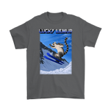 Skiing T-shirt, Funny Skiing T-shirt, Shirt for Skier, Lucky Lemur T-shirt, Gift for Skier