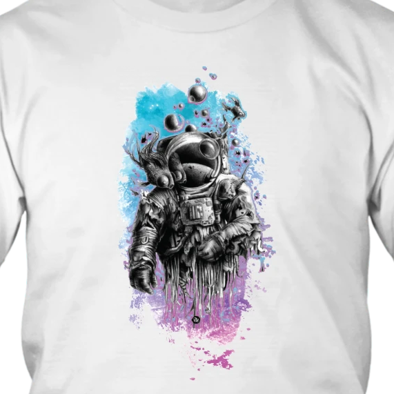 Astro-Diver T-shirt, Gift for Astronaut, Astronaut Underwater Shirt