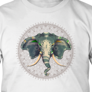 Elephant Mandala T-shirt, Gift for Elephant Lover, Elephant Shirt