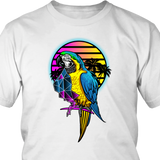 Parrot T-shirt, Gift for Parrot Lover, Parrot Shirt, Retro Parrot T-shirt