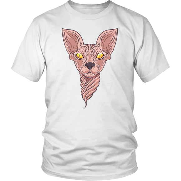 Hairless Cat Shirt, Twisty-cat T-shirt