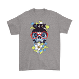 Geek Skull T-shirt, Gift for Geek, Geek Shirt, Skull T-shirt, Geek Skull Shirt