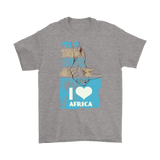 I Love Africa T-shirt, Rhino Gift, Rhino T-shirt, Rhinoceros T-shirt, Africa Shirt