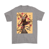 Samurai T-shirt, Japanese style T-shirt, Lucky Lemur in Japan Shirt