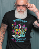 Funny Psychedelic Shirt, Gift for Hippie, Breakfast Trip T-shirt, Psychedelic T-shirt