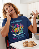 Funny Psychedelic Shirt, Gift for Hippie, Breakfast Trip T-shirt, Psychedelic T-shirt