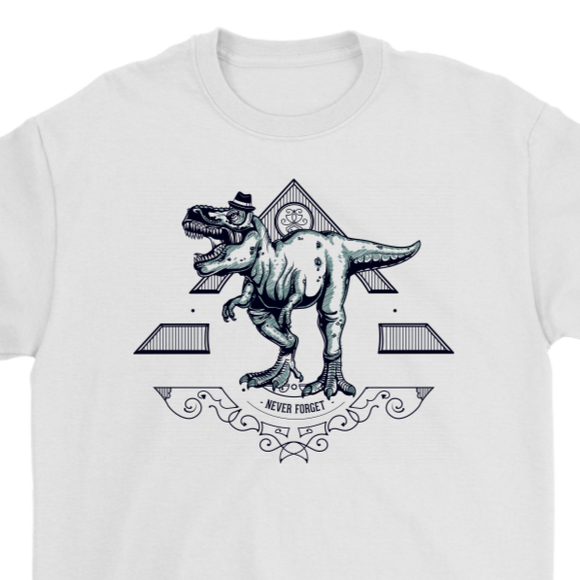 T-Rex T-shirt, T-Rex Gift, Top Hat T-Rex T-shirt, Top Hat Dinosaur, Dinosaur Gift, Dinosaur T-shirt