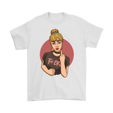 Riot Girl Shirt, Rebellious T-shirt, Girl Giving the Finger T-shirt, Rebel Girl Gift, F-you Shirt