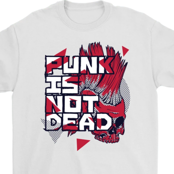 Punk Rock T-shirt, Gift for Punk Rocker, Punk is not Dead T-shirt, Punk Gift, Punk Shirt