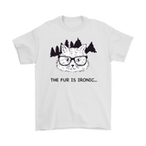 Hipster Cat T-shirt, Gift for Hipster, Ironic Cat Shirt, Shirt for Cat Lover, Hipster Cat Shirt