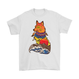 Fox T-shirt, Japanese Art Gift, Japanese Fox Shirt, Fox Gift, Shirt for Fox Lover