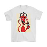 Funny Devil T-shirt, Funny Devil Gift, Funny Devil Shirt, Devil with Ice Cream Cone T-shirt