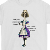 Alice in Wonderland T-shirt, Alice in Wonderland Gift, One Pill Makes you Larger Shirt, Funny Alice T-shirt