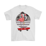 Funny Flamingo T-shirt, Funny Flamingo Gift, Flamingo Skater Shirt, Flamingo T-shirt, Skater Shirt