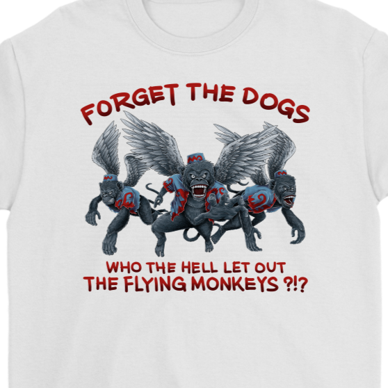 Flying Monkey T-shirt, Wizard of Oz Shirt, Who Let the Dogs Out T-shirt, Funny Monkey Shirt
