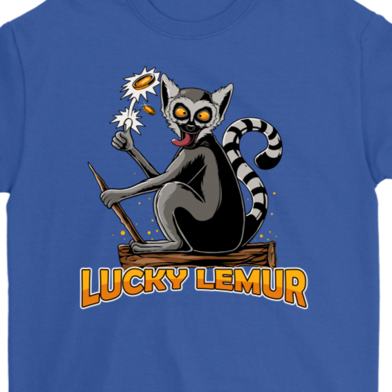 Funny Lucky Lemur T-shirt, Fun gift shirt, Present for Lucky Lemur Fan