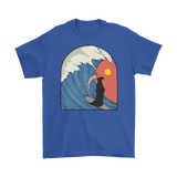 Funny Surfing T-shirt, Grim Reaper Shirt, Funny Gift for Surfer, Grim Reaper Surfing Shirt, Surfer Gift