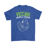 Gift for Vegan, Vegan T-shirt, Vegan Muscle Power Shirt, T-shirt for Vegan