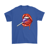 Lollipop T-shirt, Funny Gift T-shirt, Lips Shirt,