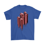 Melting Houses T-shirt, Unusual Gift Shirt, Melting Houses Shirt