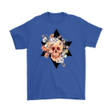 Skull & Flowers T-shirt, Skull and Flowers Gift, BoHo Skull Shirt