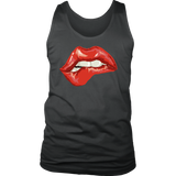 Biting Lip T-shirt, Gift for Rocky Horror Fan, Bitten Lip Shirt