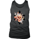 Skull & Flowers T-shirt, Skull and Flowers Gift, BoHo Skull Shirt