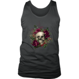 Floral Skull T-shirt, Skull Gift, Skull Shirt, Skull T-shirt, Floral Skull Gift