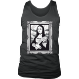 Funny Mona Lisa T-shirt, Goth Mona Lisa Shirt, Funny Mona Lisa Gift, Goth T-shirt