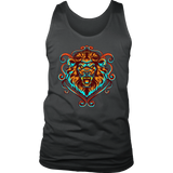 Lion's Head T-shirt, Lion Gift, Lion Shirt, Colorful Lion Head Shirt, Lion T-shirt