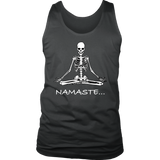 Funny Meditation T-shirt, Gift for Meditation, Namaste T-shirt, Meditation Skeleton Shirt, Funny Skeleton Shirt